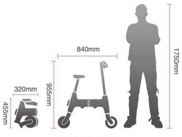 Складной электровелосипед Xiaomi HIMO H1